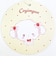 サンリオキャラクターズ こぎみゅん フェイス巾着 スウィートケーキ Sanrio