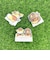 タヌキとキツネ (キツネ) アクリルクリップ 文具 日本製