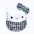 サンリオ ハローキティ 千鳥格子 帽子型ポーチ Sanrio