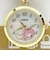 スヌーピー 桃 アクリルキーチェーンウォッチ (ピンク×ホワイト) 時計 SNOOPY