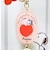 スヌーピー オラフとりんご アクリルキーチェーンウォッチ (ピンク×レッド) 時計 SNOOPY