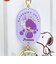 スヌーピー ブドウ アクリルキーチェーンウォッチ (パープル) 時計 SNOOPY