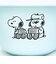 スヌーピー オラフ スープカップ (ブルー) パステルカラー樹脂食器 コップ SNOOPY