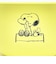 スヌーピー ウッドストック スープカップ (イエロー) パステルカラー樹脂食器 コップ SNOOPY