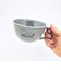 スヌーピー チャーリーブラウン スープカップ (グレー) パステルカラー樹脂食器 コップ SNOOPY