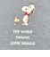スヌーピー 巾着 ボウタイ ネイビー SNOOPY