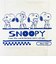 スヌーピー ロゴカラ―トートバッグ アイボリー SNOOPY