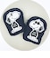スヌーピー ジョークール ダイカットポーチ 正面 ブラック SNOOPY