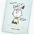 スヌーピー シングルパスケース 情景 グリーン SNOOPY