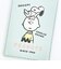 スヌーピー シングルパスケース 情景 グリーン SNOOPY
