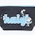 スヌーピー 舟形ポーチ ブラック haigh SNOOPY