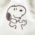 スヌーピー チェックリバーシブル巾着ポーチ ベージュ SNOOPY