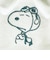 スヌーピー チェック リバーシブル巾着ポーチ グリーン SNOOPY