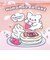 サンリオ はなまるおばけ フラットポーチ ピンク パステルPOP Sanrio