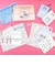 サンリオ はなまるおばけ フラットポーチ ピンク パステルPOP Sanrio