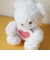 クマアンドベア ハグっと缶バッジベア ぬいぐるみ ホワイト マスコット テディベア kuma and bear