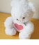 クマアンドベア ハグっと缶バッジベア ぬいぐるみ ホワイト マスコット テディベア kuma and bear