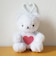 クマアンドベア ハグっと缶バッジベア ぬいぐるみ ホワイト マスコット テディベア kuma and bear