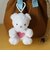クマアンドベア ハグっと缶バッジベア ぬいぐるみ ホワイト マスコット テディベア kuma and bear