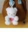 クマアンドベア ハグっと缶バッジベア ぬいぐるみ ホワイト マスコット テディベア kuma and bear