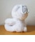 クマアンドベア ハグっと缶バッジベア ぬいぐるみ ホワイト マスコット テディベア kuma and bear
