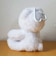 クマアンドベア ハグっと缶バッジベア ぬいぐるみ ホワイト マスコット テディベア kuma and bear