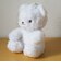 クマアンドベア ハグっと缶バッジベア ぬいぐるみ ホワイト マスコット テディベア kuma and bear