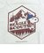 スヌーピー ビーグルスカウト 肩掛けマルシェバッグ グレー SNOOPY