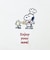 スヌーピー 巾着 レッド シェフシリーズ SNOOPY