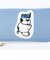 スヌーピー オラフ キーパスポーチ アップリケ 定期入れ ブルー SNOOPY