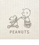 スヌーピー メッシュ付き巾着 ベージュ カート ポーチ SNOOPY