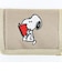 スヌーピー 二つ折りコインポーチ ベージュ SNOOPY