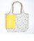 ミッフィー miffy 折りたたみエコバッグ(M) 小花 グレージュ
