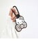 サンリオ ハローキティ ラバーマスコット付きカラビナ ゼブラ柄 Sanrio