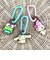 サンリオ 日焼け マイメロディ ラバーマスコット付きカラビナ Sanrio