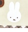 ミッフィー miffy ミニフラットポーチ (ベージュ) ダイアゴナルチェックシリーズ