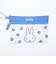 ミッフィー miffy 3連ポーチ (アイボリー) ブルードレスシリーズ