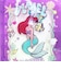 ディズニープリンセス アリエル クリアシールバインダー 文具 Disney