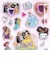 ディズニープリンセス 集合 ピンク グリッタージュエルシール 文具 Disney