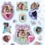 ディズニープリンセス 集合 ミントグリーン グリッタージュエルシール 文具 Disney