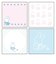 ミッフィー miffy メモパッド・スクエア (flower) ピンク 文具 日本製