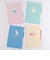 ミッフィー miffy A5ポケットクリアファイル (dance) ホワイト 文具 日本製