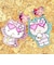 サンリオ 日焼けキティ ミラー付きキーリング ミント キーホルダー Sanrio