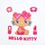 サンリオ 日焼けキティ クロップド半袖Tシャツ (ビキニ) ホワイト Mサイズ アパレル Sanrio