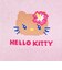 サンリオ 日焼けキティ クロップド半袖Tシャツ (フェイス) ピンク Sサイズ アパレル Sanrio