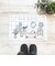 スヌーピー ソフト珪藻土バスマット バスルーム ホワイト