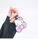 サンリオ ハローキティ ラバーマスコット付きカラビナ ヒョウ柄(ピンク) Sanrio