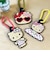 サンリオ 日焼け キティ ラバーマスコット付きカラビナ サングラス Sanrio