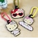 サンリオ 日焼け キティ ラバーマスコット付きカラビナ サングラス Sanrio
