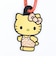 サンリオ 日焼け キティ ラバーマスコット付きカラビナ ヒョウ柄 Sanrio